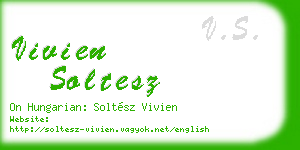 vivien soltesz business card