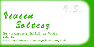 vivien soltesz business card